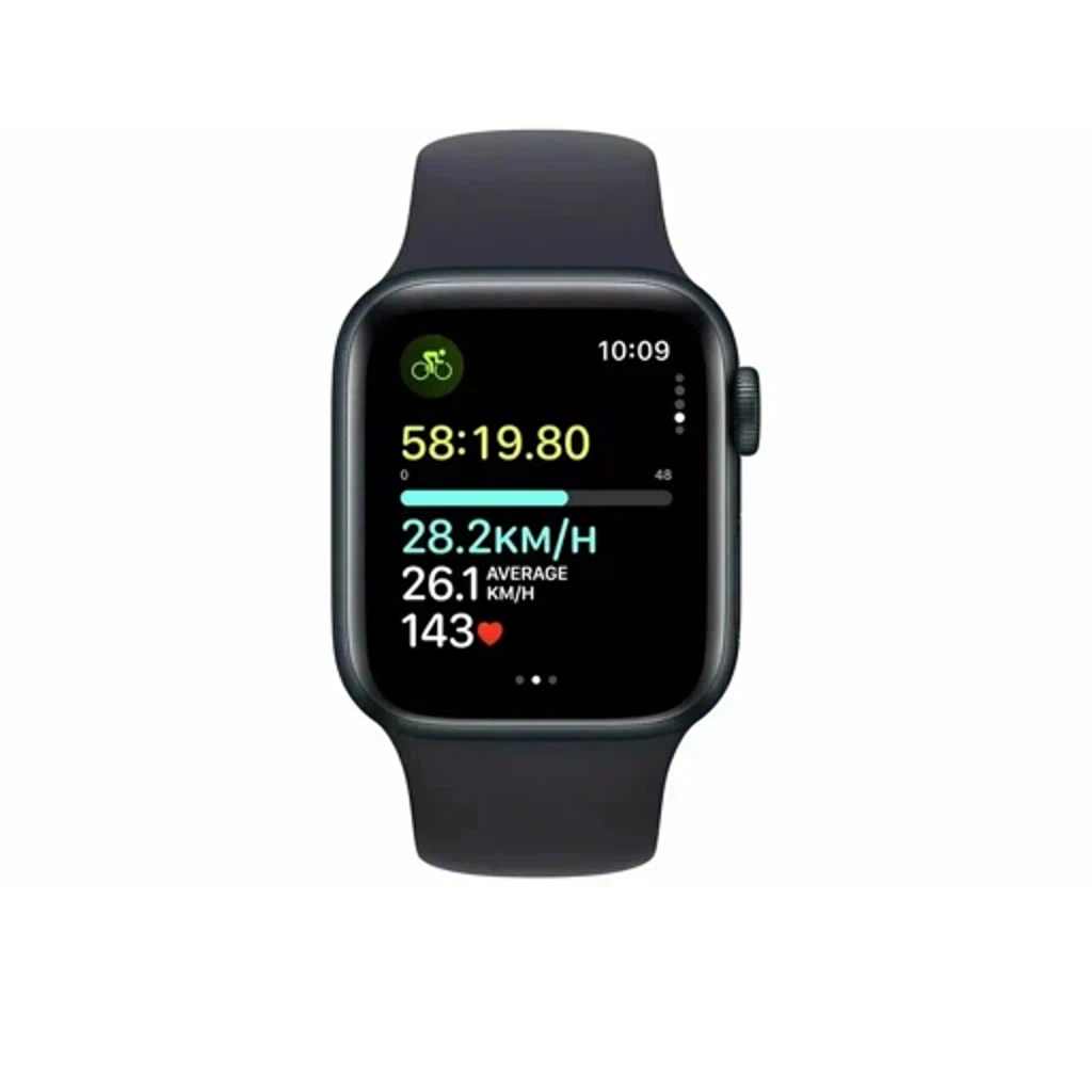 Умные часы Apple Watch SE 2 (2024) GPS 40mm Midnight Aluminum Case with Midnight Sport Band - M/L (MXE93)